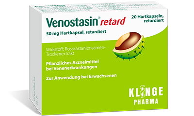Venostasin® retard hält Ihre Venen gesund.